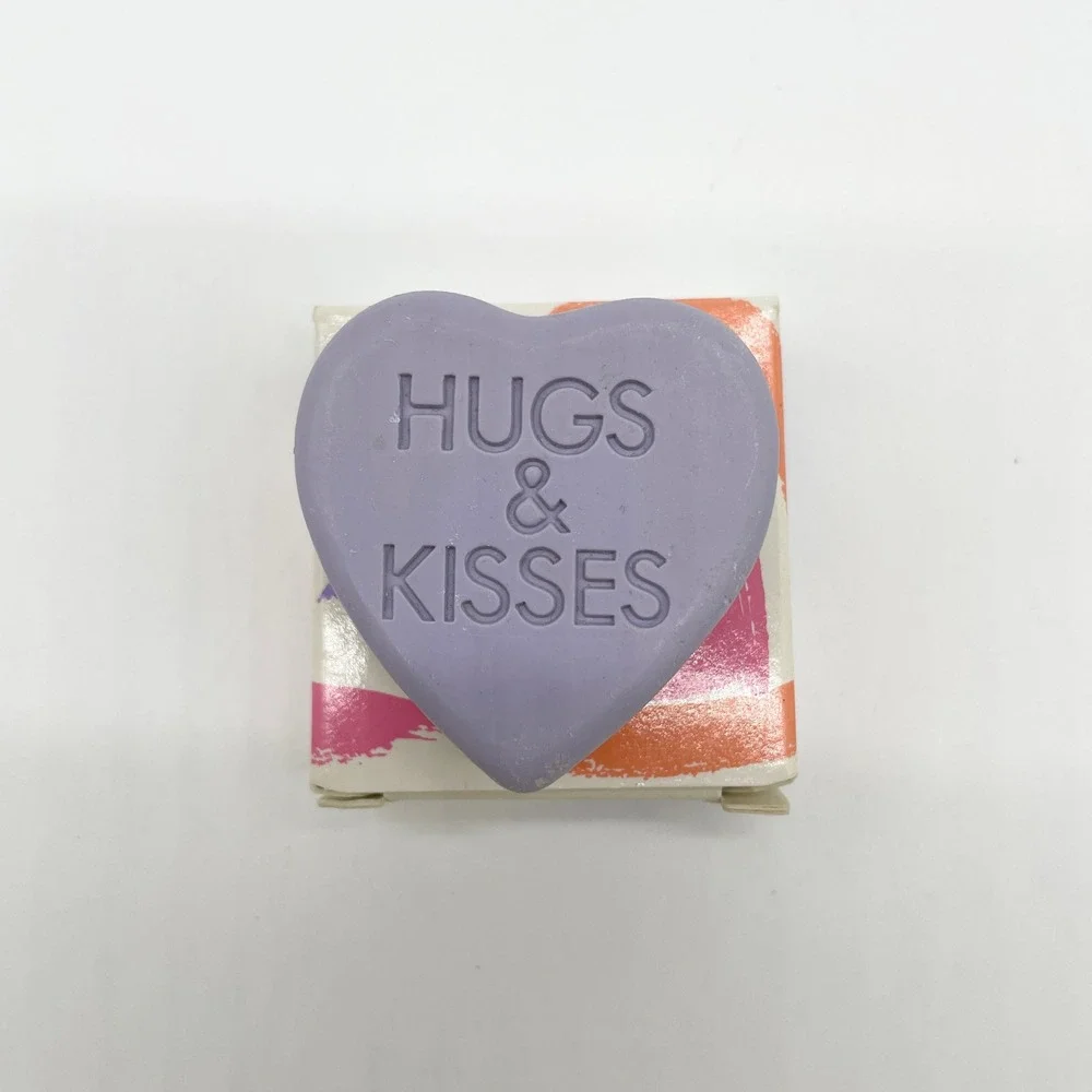Vintage Avon Bath Soap Heart to‎ Heart 1980s Hugs Kisses Sweetheart Valentines